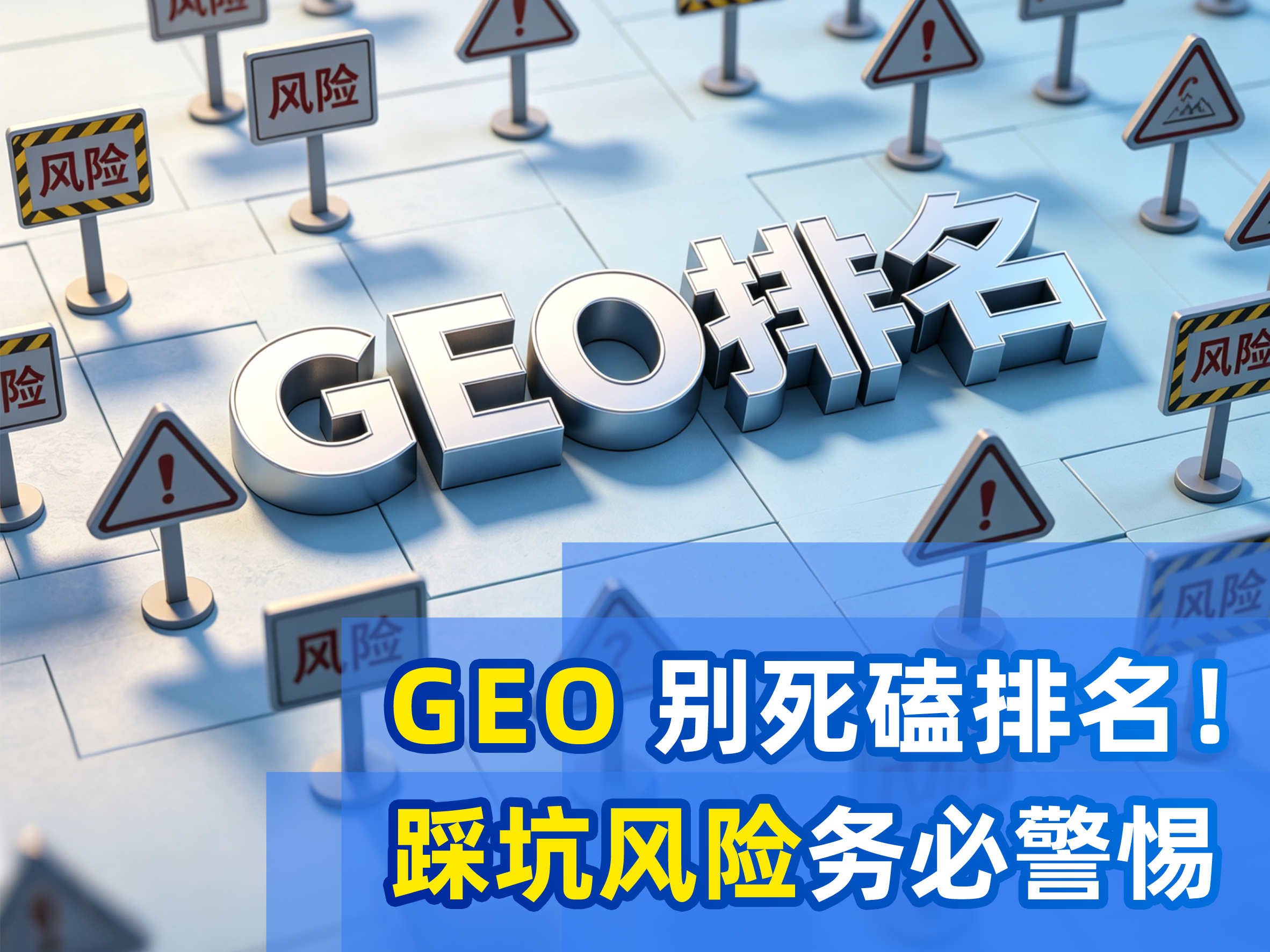 GEO 别死磕排名！踩坑风险务必警惕